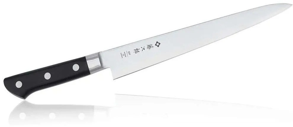 Μαχαίρι Φιλεταρίσματος Classic F-805 24cm Black-Chrome Tojiro Ανοξείδωτο Ατσάλι