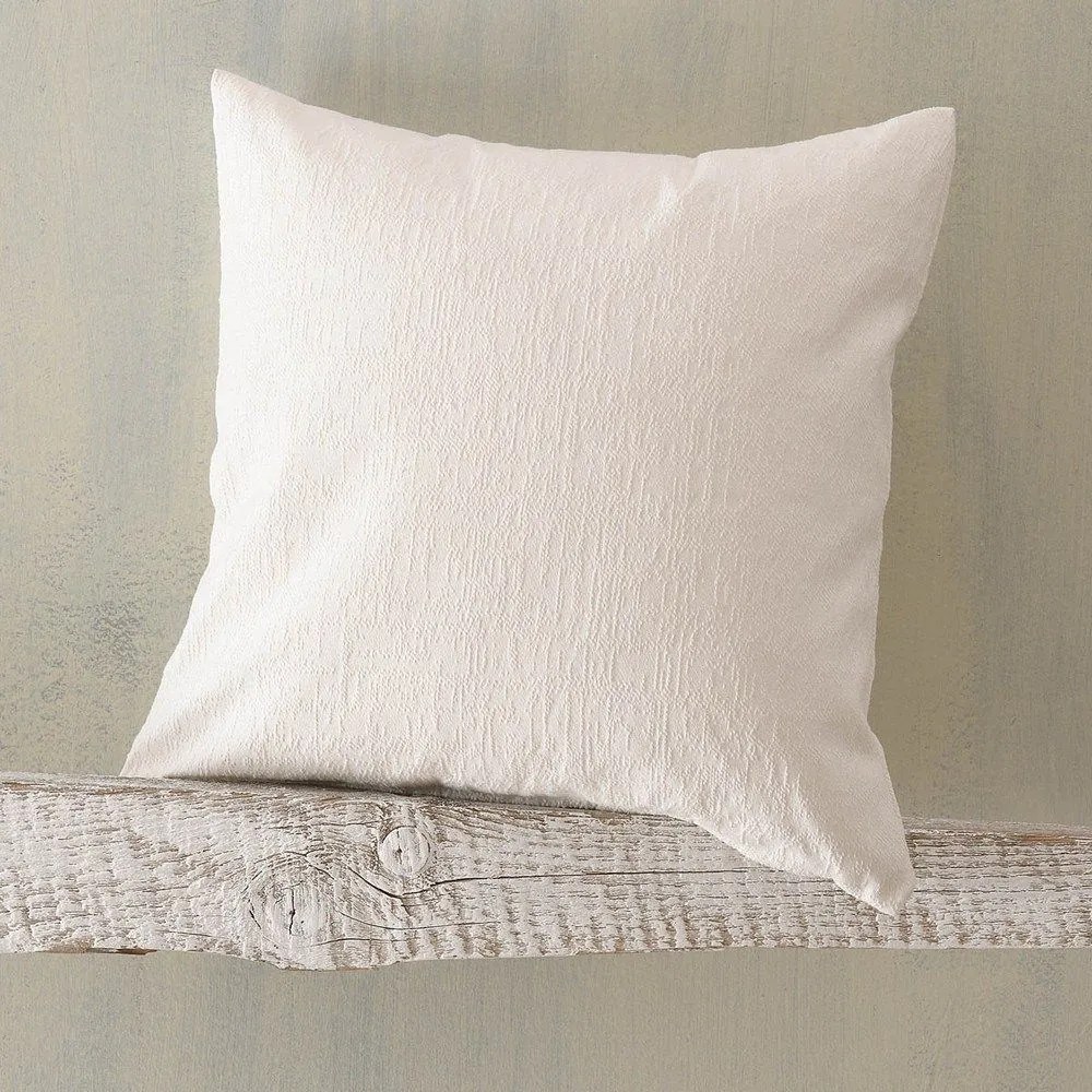 Μαξιλαροθήκη Διακοσμητική Mauricio Ecru Ρυθμός 40Χ40 Cotton-Polyester