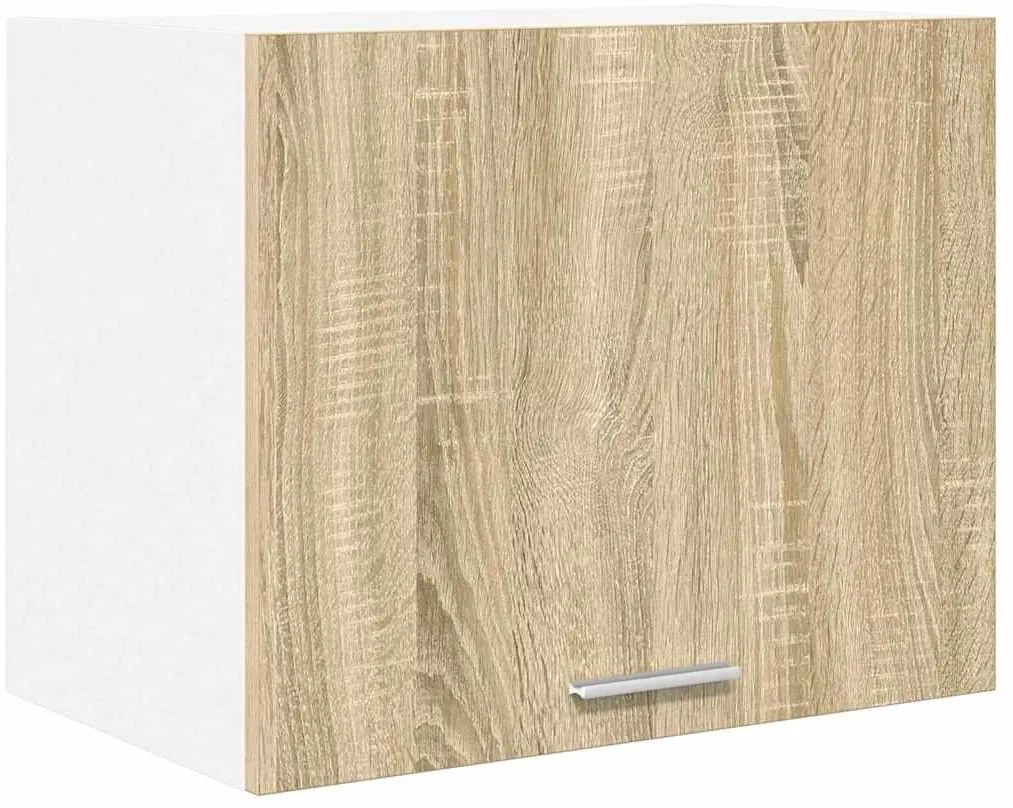 vidaXL Κρεμαστό ντουλάπι Σομόνα Δρυς και Λευκό 50 x 31 x 40 εκ.