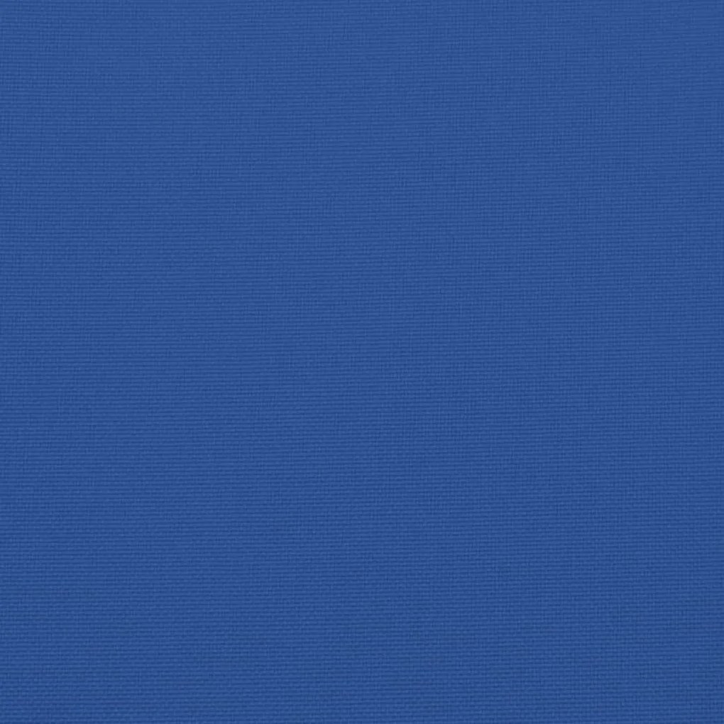 Μαξιλάρια Παλέτας 2 τεμ. Μπλε Ρουαγιάλ Υφασμάτινα - Μπλε