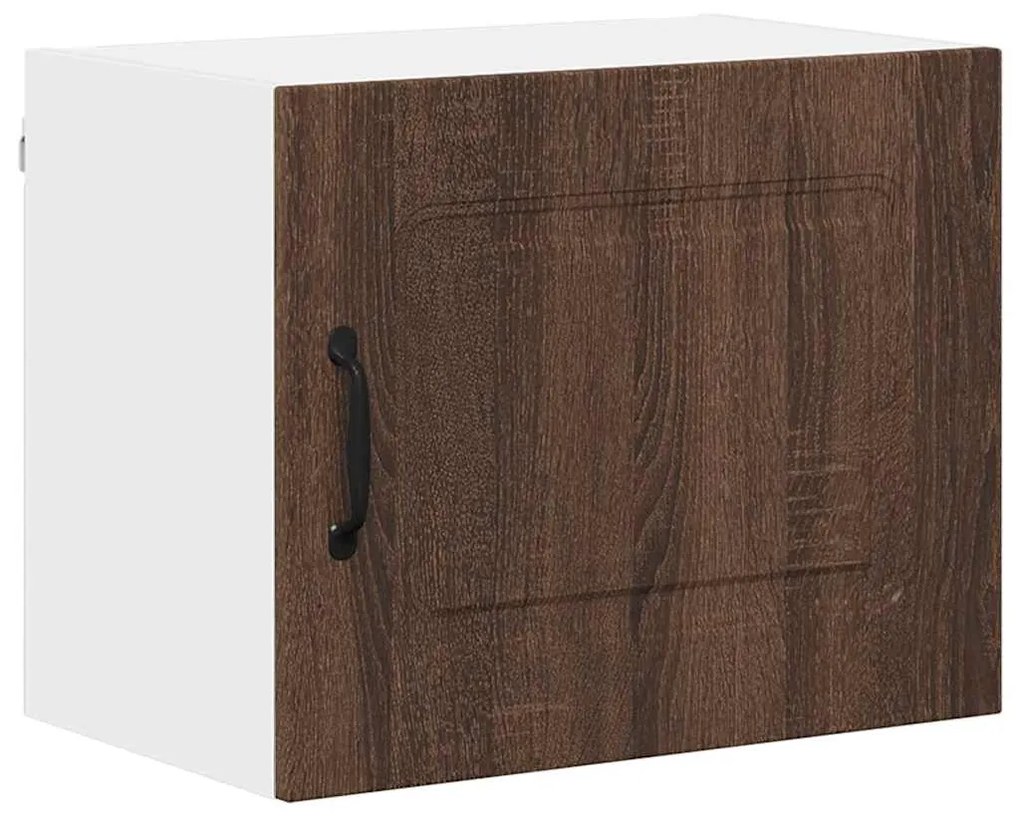 vidaXL Κρεμαστό ντουλάπι κουζίνας 2 pcs Καφέ δρυς 50 x 31 x 40 εκ.