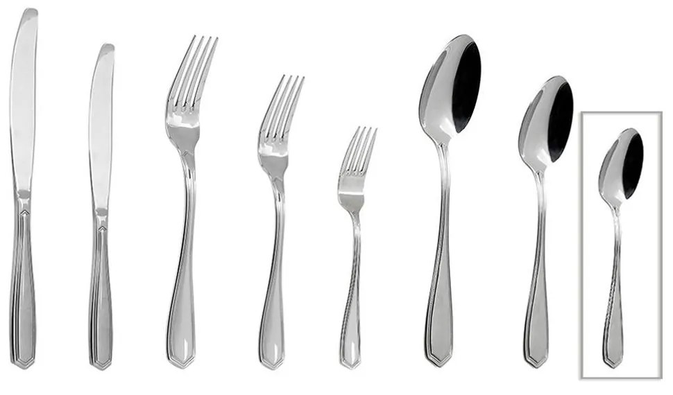 Κουταλάκι Του Γλυκού Empire Gys207K12 Silver Espiel Stainless Steel