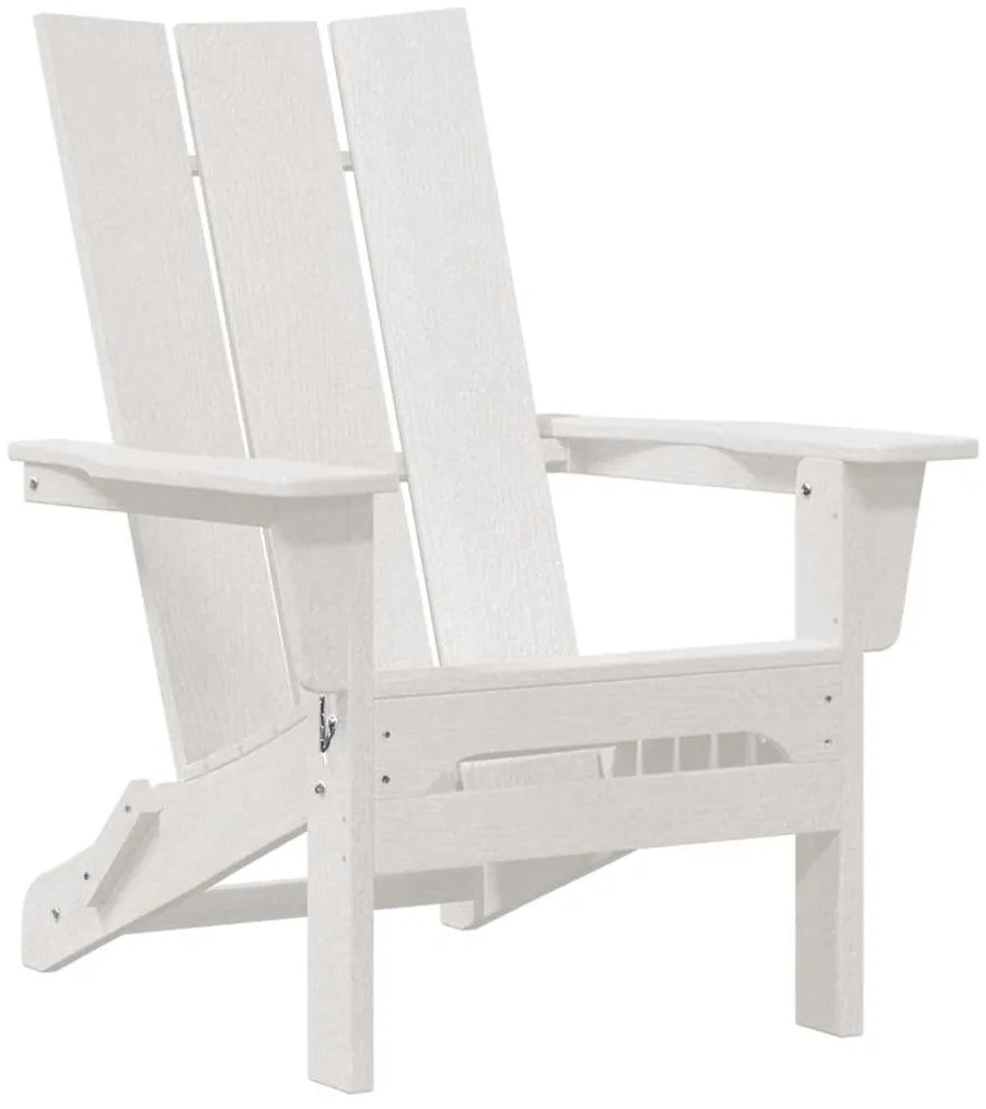 vidaXL Καρέκλα Κήπου 2 pcs Λευκό 80.5 x 74.5 x 92 εκ Πολυαιθυλένιο