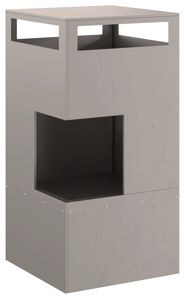 vidaXL Φωτιά Πυρήνας 50x50x100 εκ από καιρικό χάλυβα