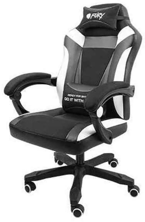 Καρέκλα Παιχνιδιού Fury NFF-1710 Λευκό Μαύρο