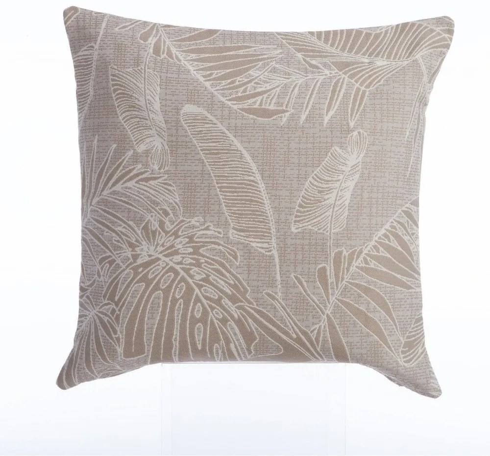 Μαξιλάρι Διακοσμητικό (Με Γέμιση) Grow Beige Nef-Nef Homeware 50X50 Βαμβάκι-Πολυέστερ