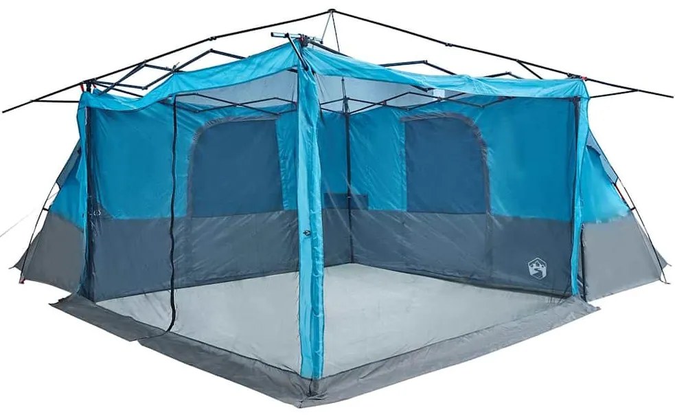 vidaXL Οικογενειακή Εσωτερική Σκηνή Μπλε 520 x 520 x 190 εκ