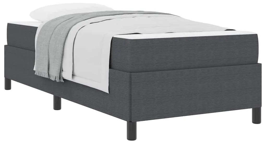 vidaXL Σκελετός Κρεβατιού Σκούρο γκρι 80 x 200 cm Βελούδο