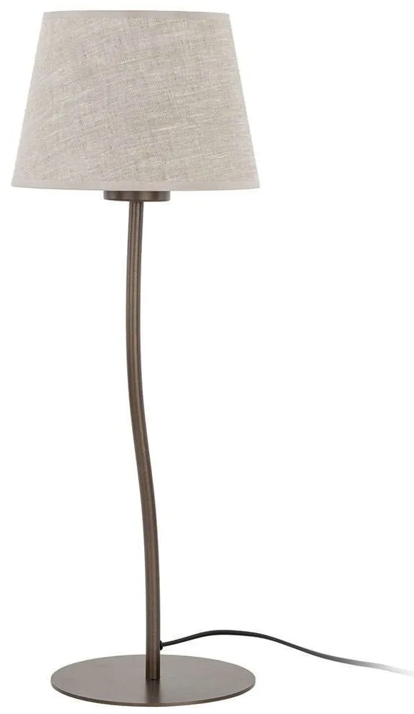 Φωτιστικό Επιτραπέζιο Nicola 16027 Φ20x37cm 1xE27 15W Brown-Grey TK Lighting