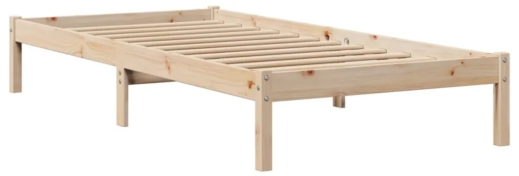 vidaXL Σκελετός Κρεβατιού Χωρίς Στρώμα 100x200 εκ. Μασίφ Πεύκο