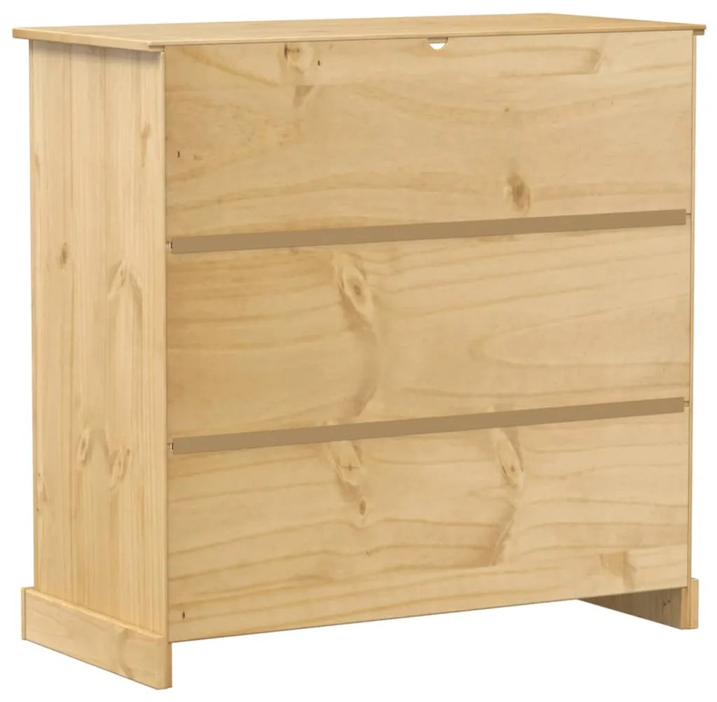 vidaXL Κάβα Κρασιών Corona 107,5x51x105,5 εκ. από Μασίφ Ξύλο Πεύκου