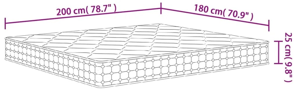 ΣΤΡΩΜΑ ΜΕ POCKET SPRINGS ΜΕΣΑΙΑ ΣΚΛΗΡΟΤΗΤΑ 180 X 200 ΕΚ. 3206420