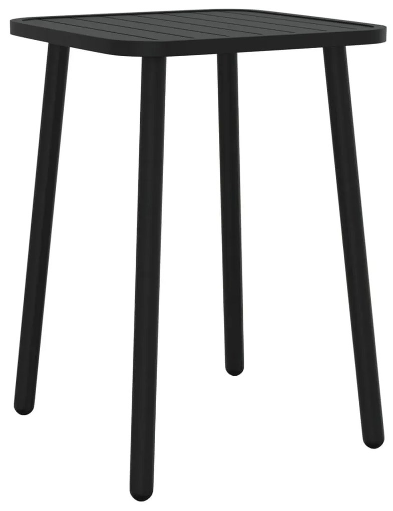 vidaXL Σετ Τραπεζαρίας Κήπου 3 Τεμαχίων Ανθρακί από Ατσάλι