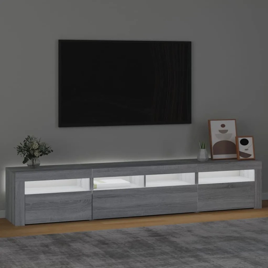 ΈΠΙΠΛΟ ΤΗΛΕΟΡΑΣΗΣ ΜΕ LED ΓΚΡΙ SONOMA 210 X 35 X 40 ΕΚ. 3152736