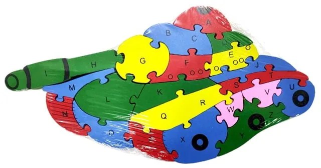 Εκπαιδευτικό Ξύλινο Πάζλ 6τεμ - Educational Wooden Puzzle