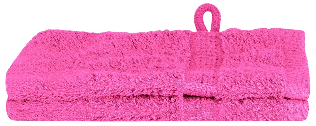 vidaXL Πετσέτες 2 pcs Ροζ 15 x 21 cm Βαμβάκι