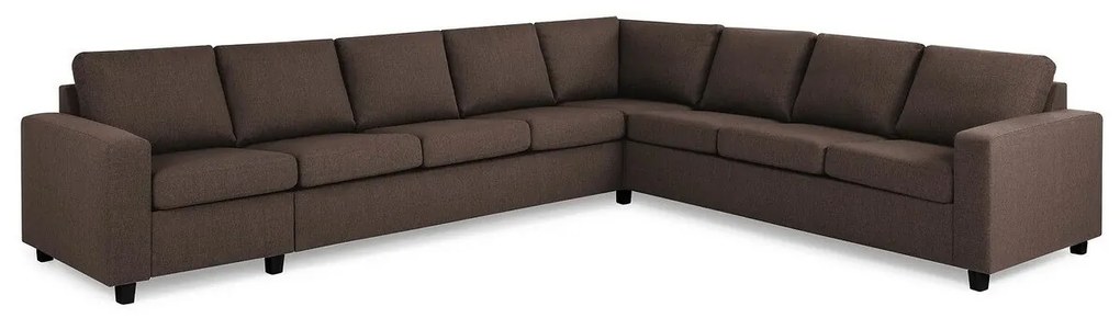 Γωνιακός Καναπές Scandinavian Choice C160, Καφέ, 345x285x86cm