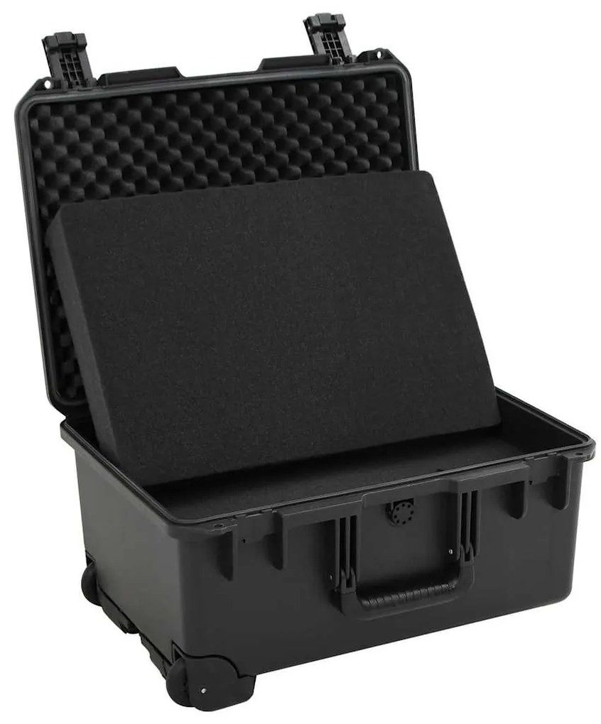 vidaXL Θήκη Πτήσης Φορητή Μαύρη 54x41,5x29 εκ. από Πολυπροπυλένιο