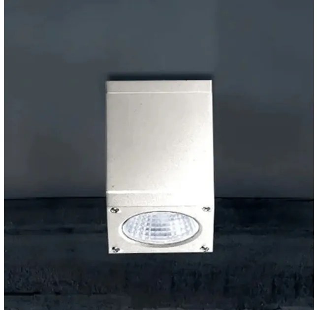 Πλαφονιέρα Φωτιστικό Οροφής Τετράγωνο LED 6W IP54 3000K Sole Zafferano-LD0125B3-Λευκό LD0125B3