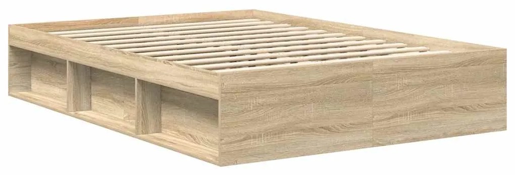 vidaXL Πλαίσιο Κρεβατιού Sonoma Δρυς 140x200 εκ.