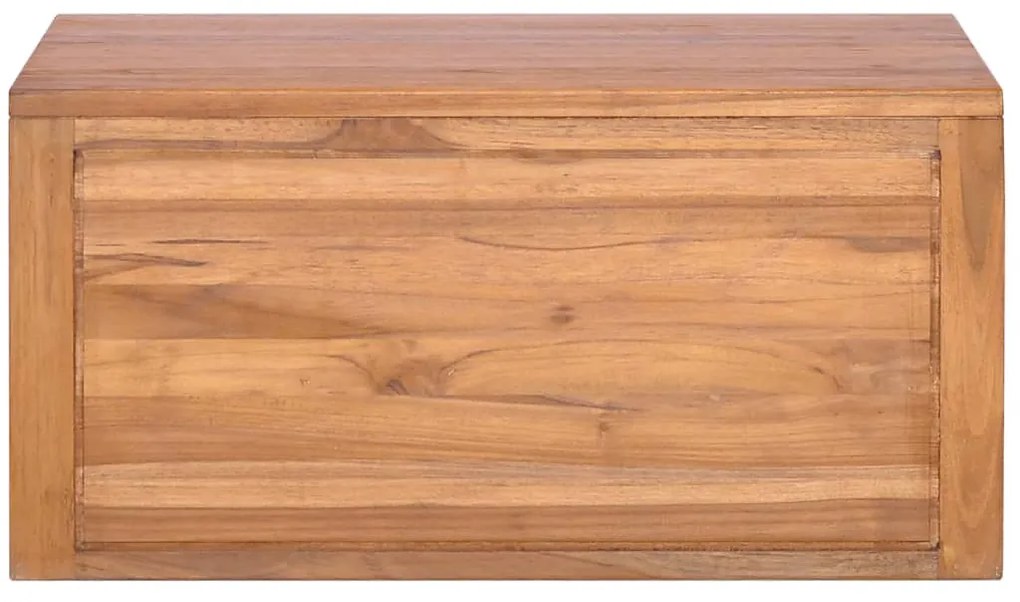 vidaXL Έπιπλο Μπάνιου/Νιπτήρα Επιτοίχιο 60x45x30 εκ. Μασίφ Ξύλο Teak