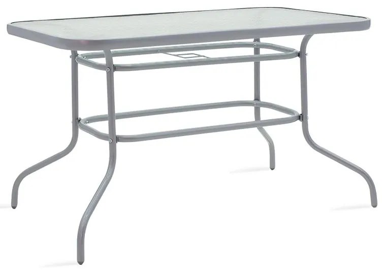 Τραπεζαρία Valor-Obbi σετ 5τεμ μέταλλο-pe γκρι