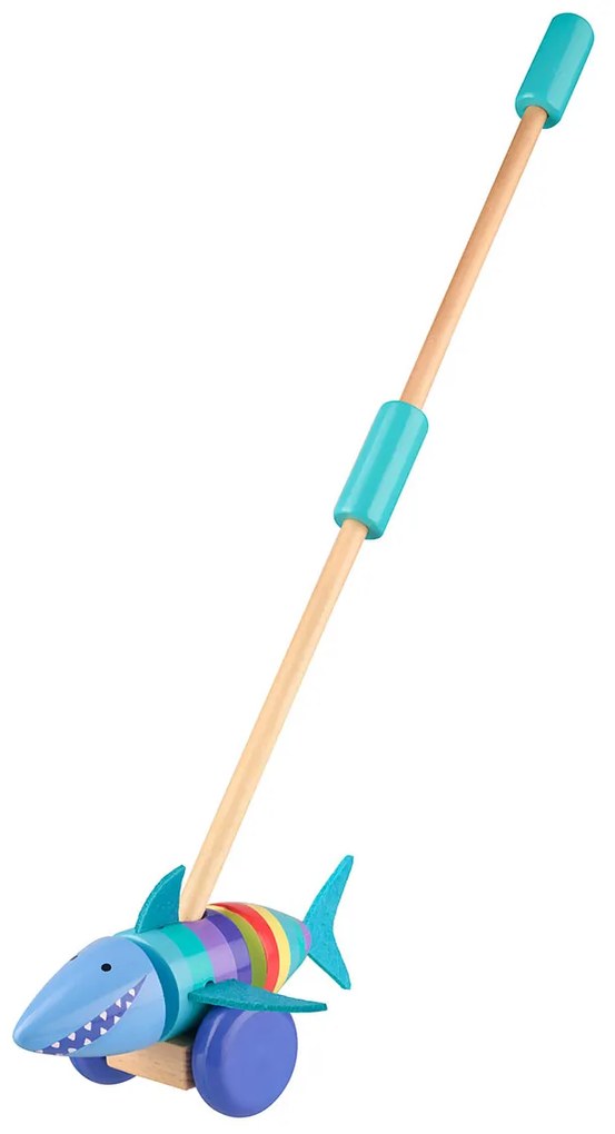 Ξύλινο Παιχνίδι Τρεχαλίτσα Orange Tree Toys Shark 60-02998