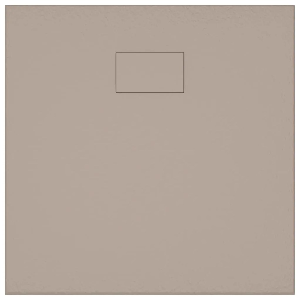 vidaXL Βάση Ντουζιέρας Καφέ 90 x 90 εκ. από SMC