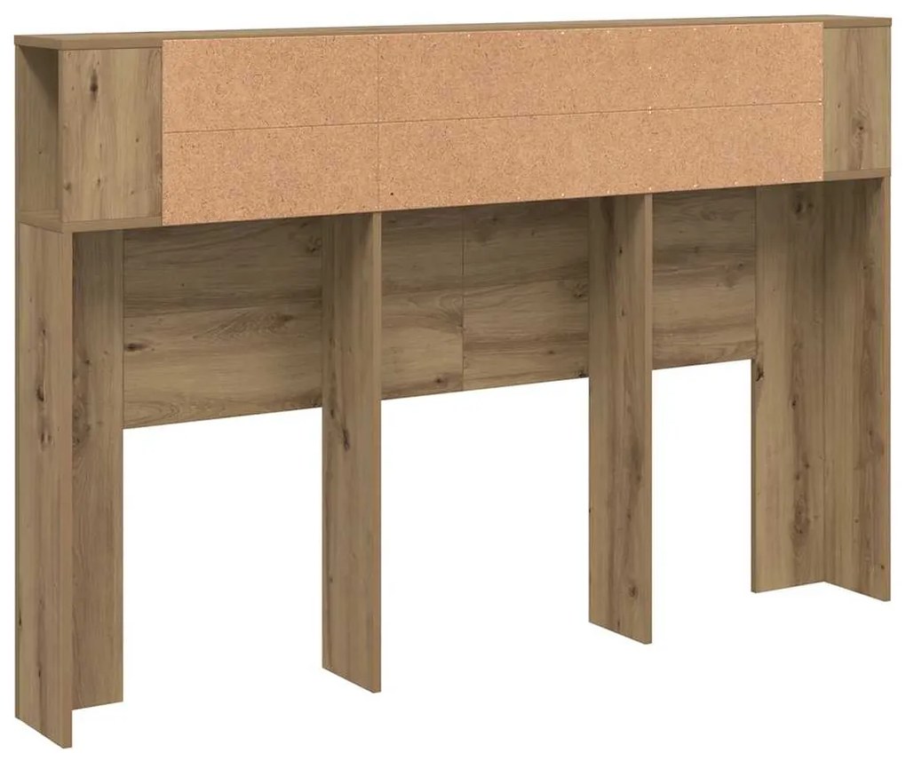 vidaXL Κεφαλάρι Ντουλάπι από Τεχνητό Δρυς 160x18,5x103,5 εκ. από Τεχνητό Ξύλο