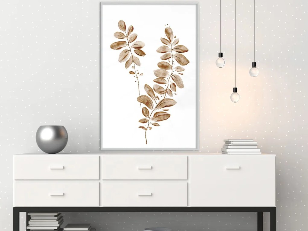 Αφίσα - Botanical Watercolour - 40x60 - Χρυσό - Χωρίς πασπαρτού