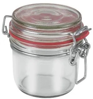 Γυάλινο Βάζο Με Κλιπ 125ml Metaltex