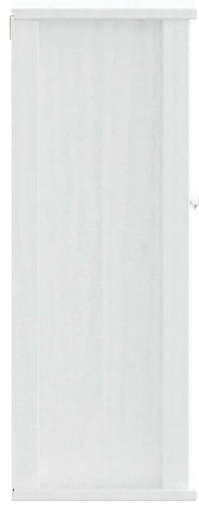 vidaXL Ντουλάπι Μπάνιου Επιτοίχιο BERG Λευκό 40x27x71,5 εκ Μασίφ Πεύκο