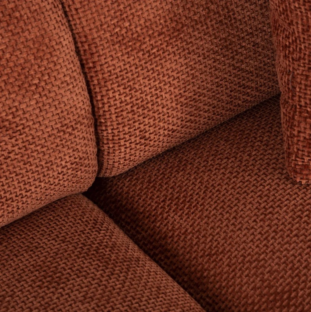 Γωνιακός Καναπές BRICKEN C3275.03R Δεξιά γωνία Κεραμιδί Ύφασμα 282x160x72Υεκ. 282x160x72 εκ.
