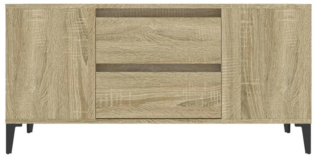 vidaXL Έπιπλο Τηλεόρασης Sonoma Δρυς 102x44,5x50 εκ. Επεξ. Ξύλο