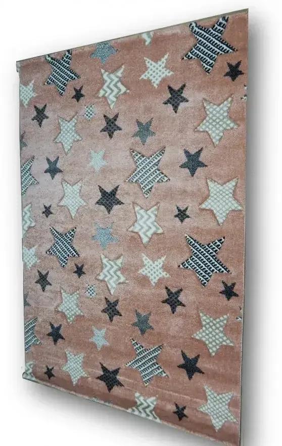 Eco-Carpet Παιδικό Χαλί 80x150 - Elite Star Ροζ