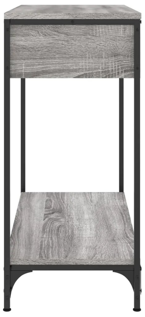 vidaXL Τραπέζι Κονσόλα Γκρι Sonoma 75x34,5x75 εκ. Επεξεργασμένο Ξύλο