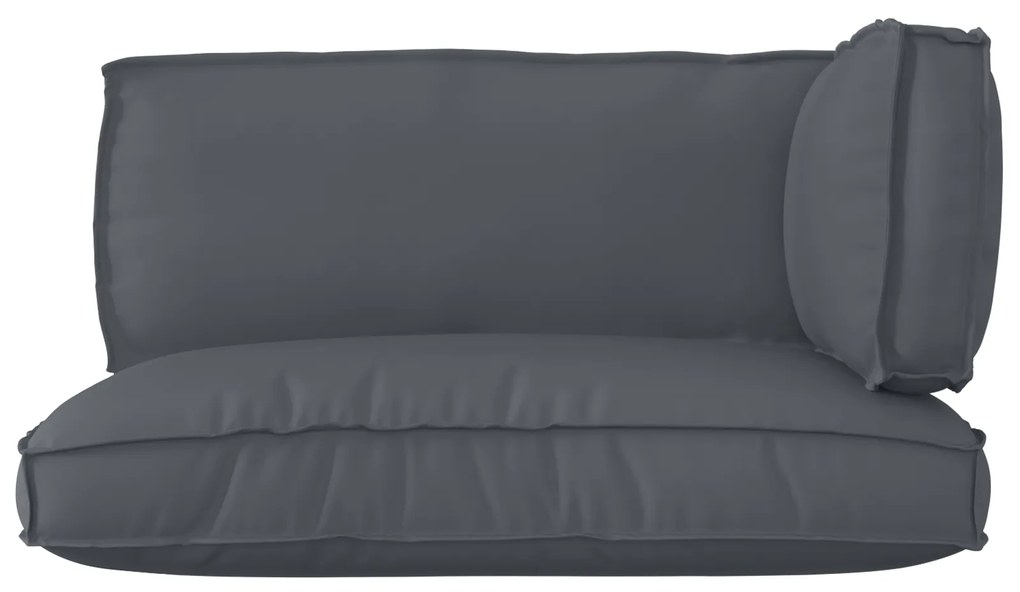 vidaXL Σετ Μαξιλαριών Πάγου 3 pcs Ανθρακί 120 x 80 x 12 cm