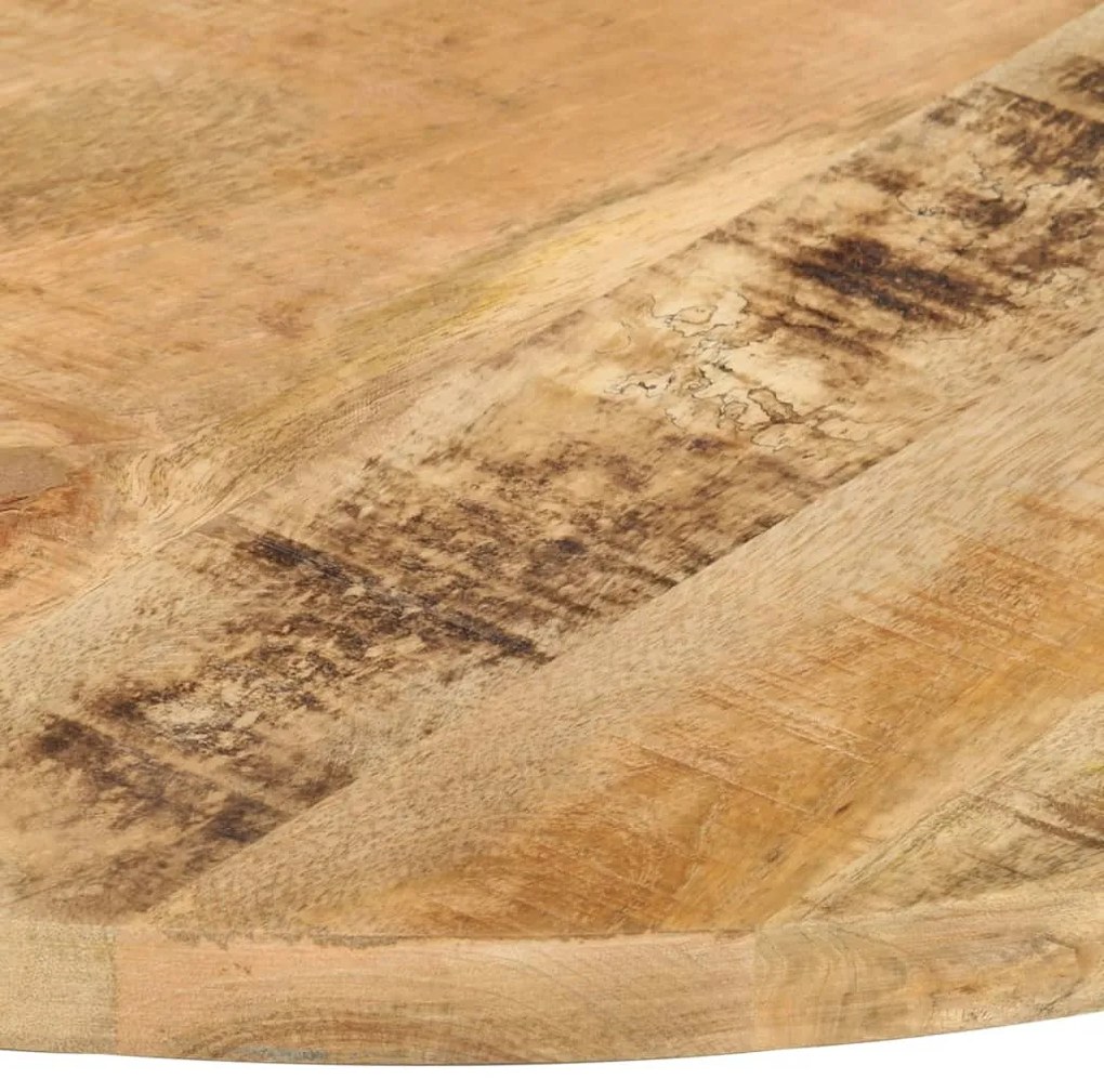 vidaXL Επιφάνεια Τραπεζιού Στρογγυλή 25-27 χιλ. 70 εκ. Ξύλο Μάνγκο