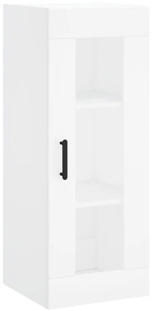 vidaXL Ντουλάπι Λευκό 34,5 x 34 x 180 εκ. από Επεξεργασμένο Ξύλο