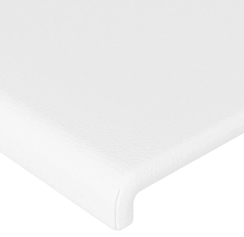 Κεφαλάρι Κρεβατιού LED Λευκό 180x5x118/128 εκ - Λευκό