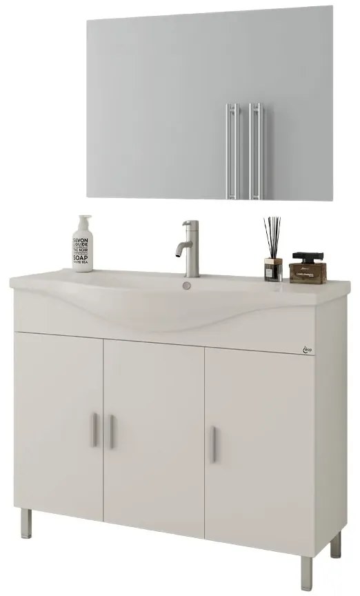 Σετ μπάνιου LUNA 100 SLIM Λευκό