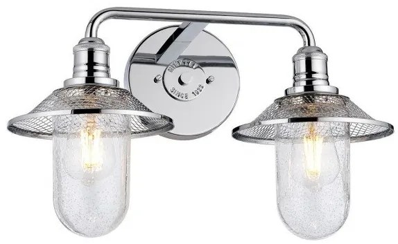 Απλίκα Φωτιστικό Μπάνιου 2xE27 IP44 Rigby Quintiesse Elstead Lighting-QN-RIGBY2-BATH-PC-Χρώμιο QN-RIGBY2-BATH-PC