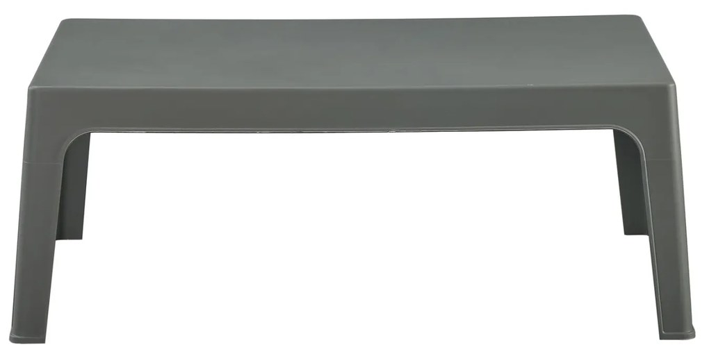 Τραπεζάκι παραλίας SLEEK Ορθογώνιο Πολυπροπυλένιο σε Dark Olive 99x59.5x39.5Υεκ. 99x59.5x39.5 εκ.