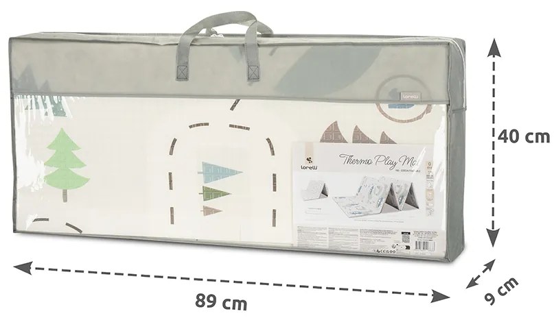 Χαλάκι Δραστηριοτήτων Πτυσσόμενο Διπλής Όψης Waves &amp; Stars 180x200cm 10300490004 Lorelli