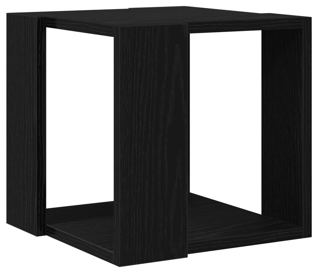 vidaXL Τραπεζάκι καφέ Μαύρος δρυός MDF 32 x 32 x 30 εκ. Απλό Τετράγωνο