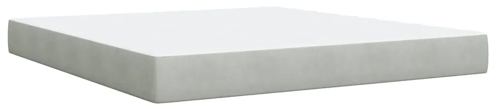 ΚΡΕΒΑΤΙ BOXSPRING ΜΕ ΣΤΡΩΜΑ ΑΝΟΙΧΤΟ ΓΚΡΙ 180X200 ΕΚ. ΒΕΛΟΥΔΙΝΟ 3292418