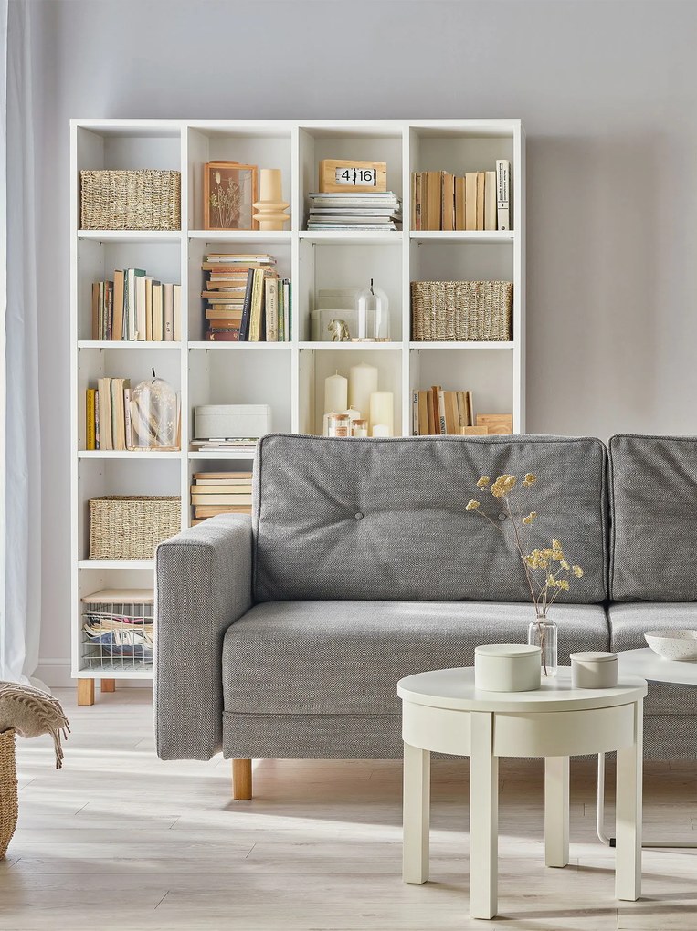 Βιβλιοθήκη Simple 4x5-Λευκό