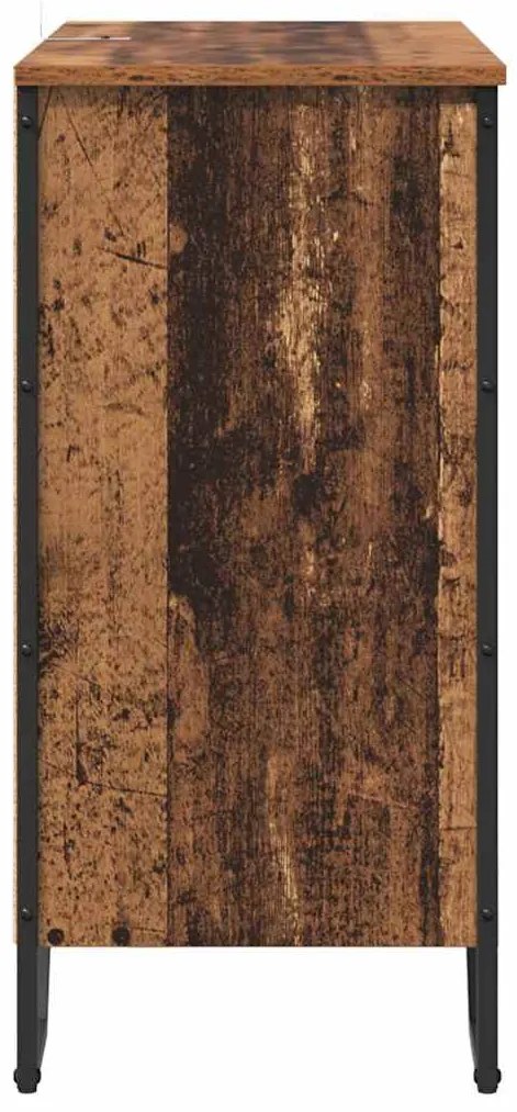 vidaXL Πλαϊνό γραφείο Καφέ 78 x 35.5 x 74.5 εκ. Επεξεργασμένο ξύλο