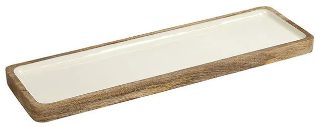 Δίσκος Διακόσμησης (53x16.2x3) Espiel Μάνγκο Λευκό AKB106