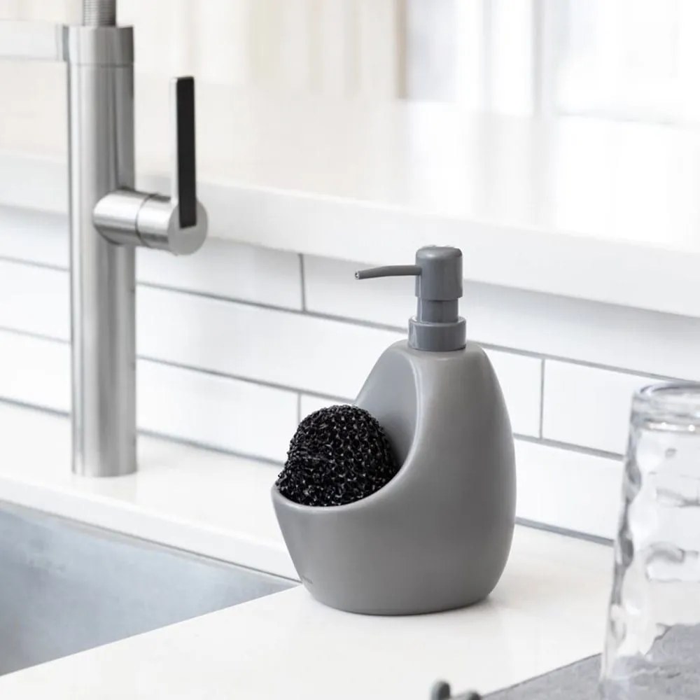 Δοχείο Κρεμοσάπουνου Joey 330750-149 Charcoal Umbra Κεραμικό
